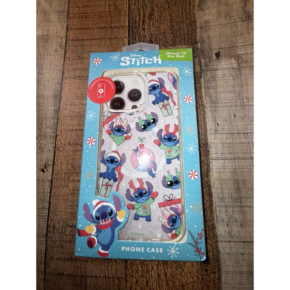 Disney Stitch Christmas Holiday iPhone 16 Pro Max Case - Skinnydip London - New